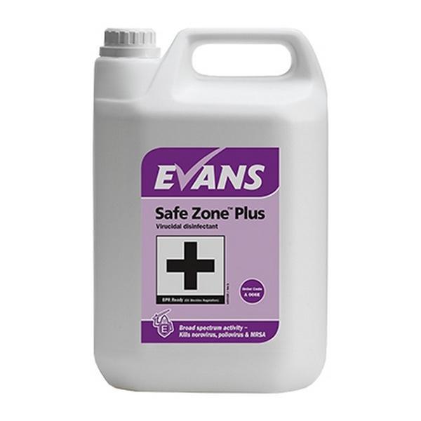 Evans-Safe-Zone-Plus-Disinfectant-5L-Eco